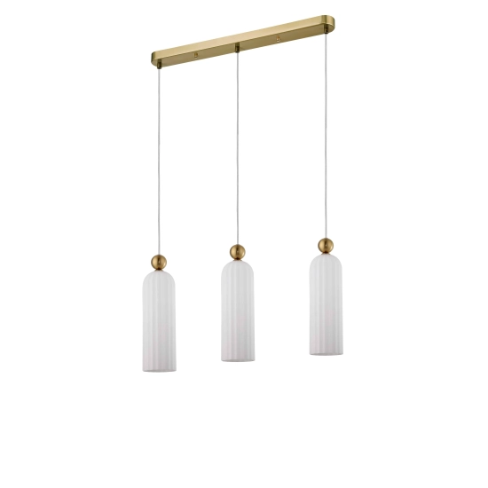 kinkiecik.pl Piega 3 wisząca biała LP-939/3L white LIGHT PRESTIGE